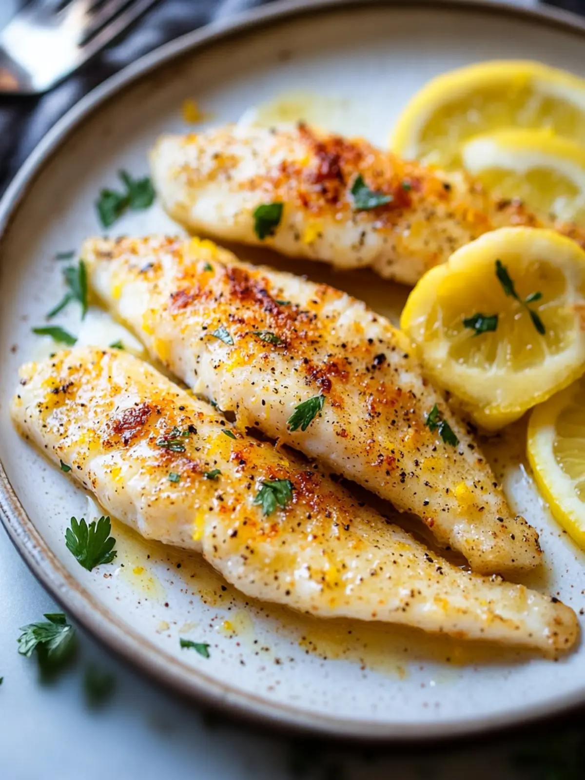 Lemon Butter Baked Tilapia Ready in Just 19 Minutes 2 Lemon Butter Baked Tilapia