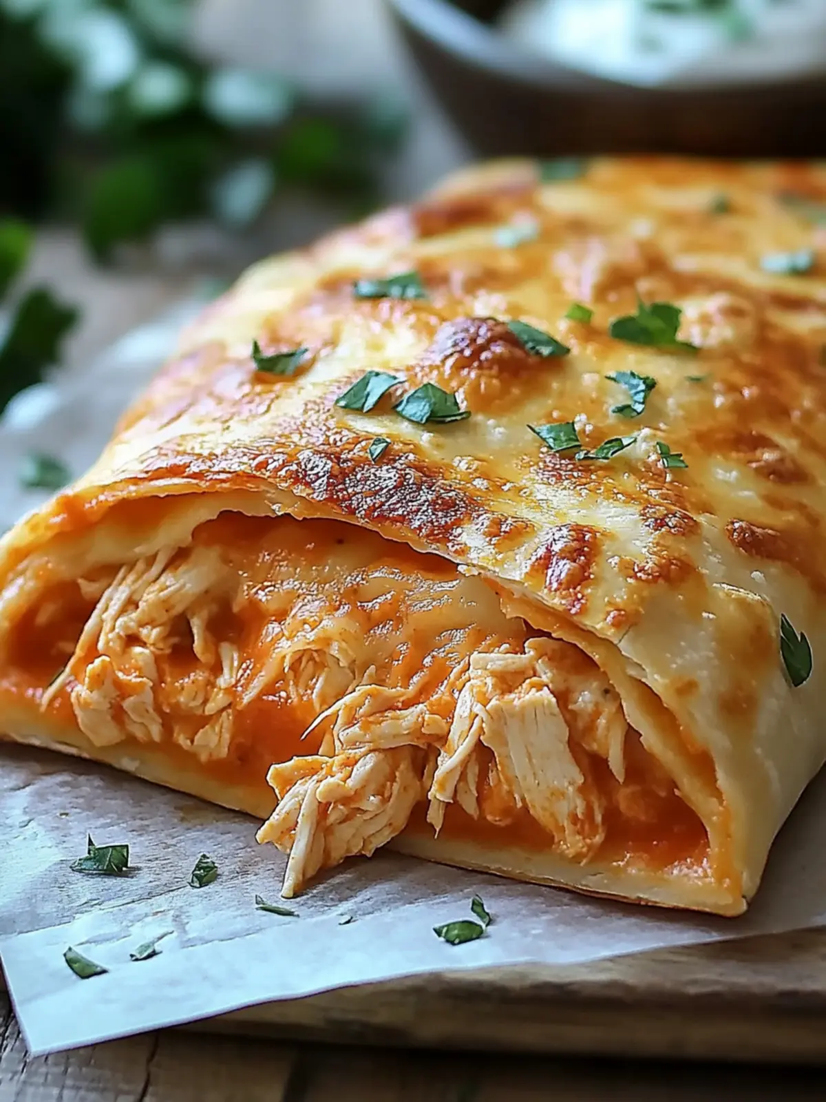 Buffalo Chicken Calzone: Easy Spicy Comfort Food Delight 4 Buffalo Chicken Calzone