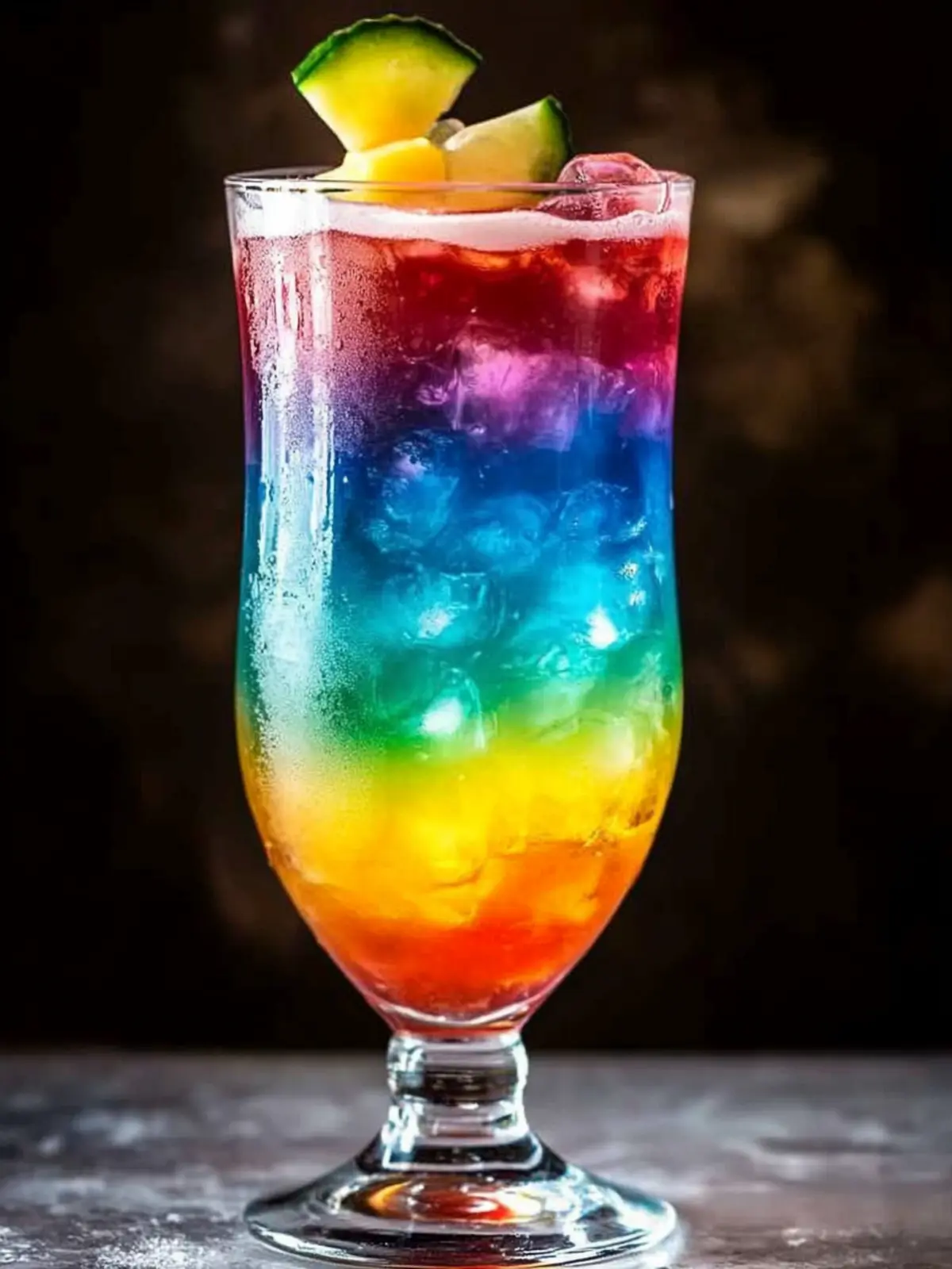 Delightful Rainbow Cocktail: Easy, Layered Party Drink 2 Rainbow Cocktail