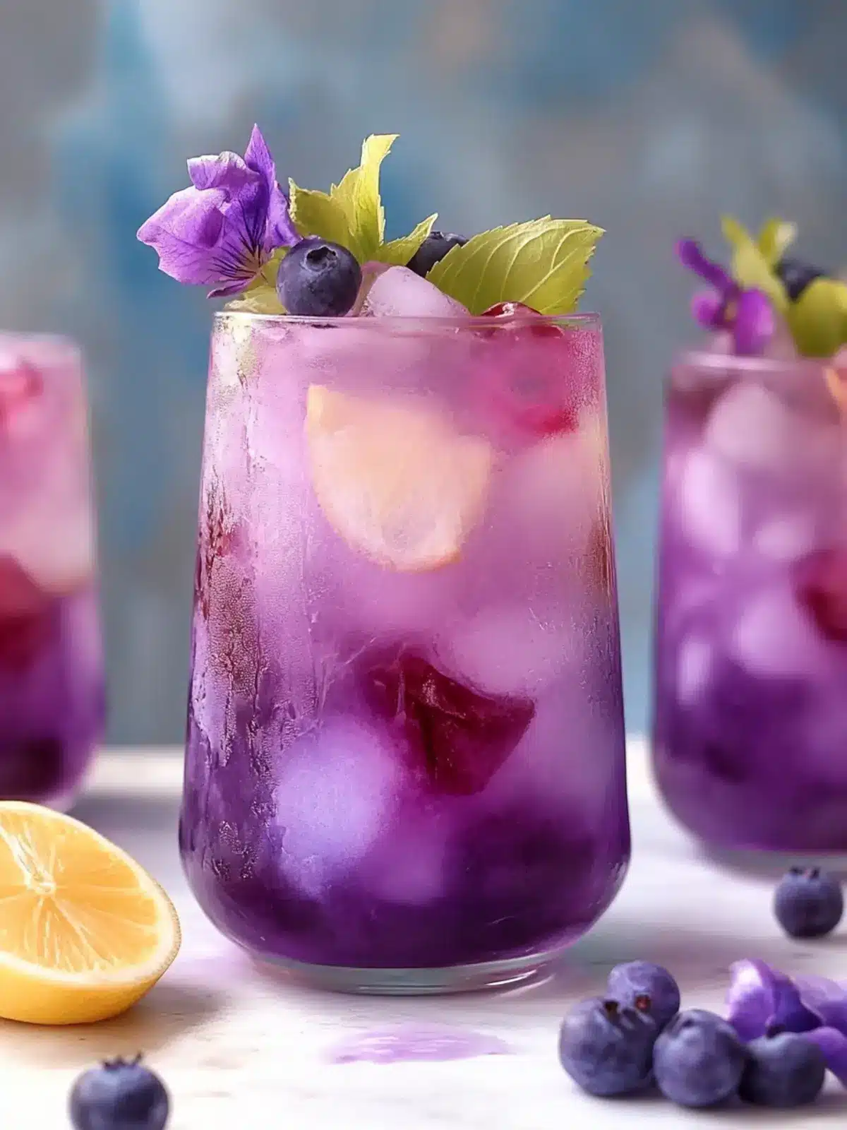 Sip on This Refreshing Pretty Purple Mocktail Delight 3 Pretty Purple Mocktail