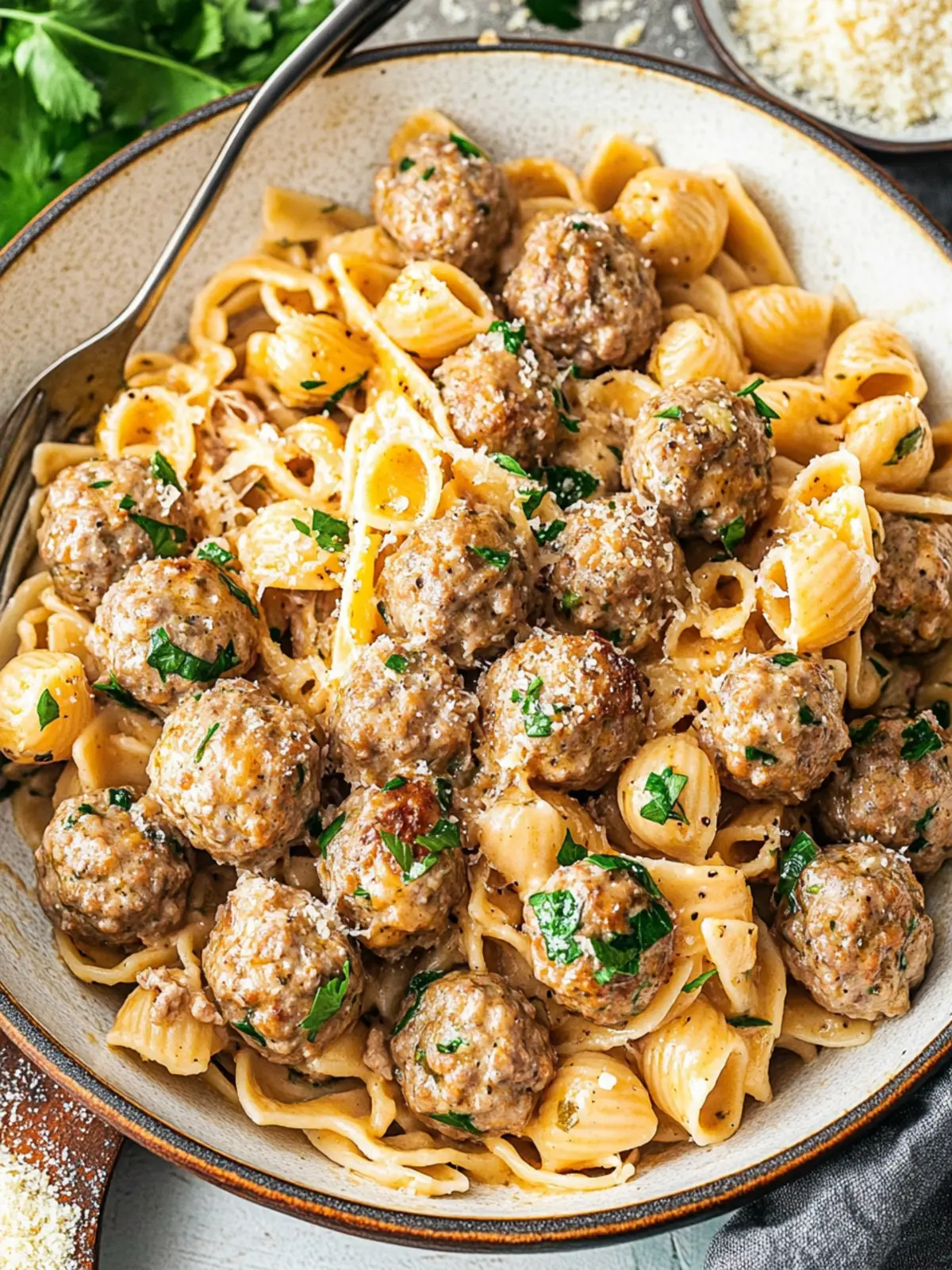 Creamy Swedish Meatball Pasta in Just 30 Minutes 3 Swedish Meatball Pasta