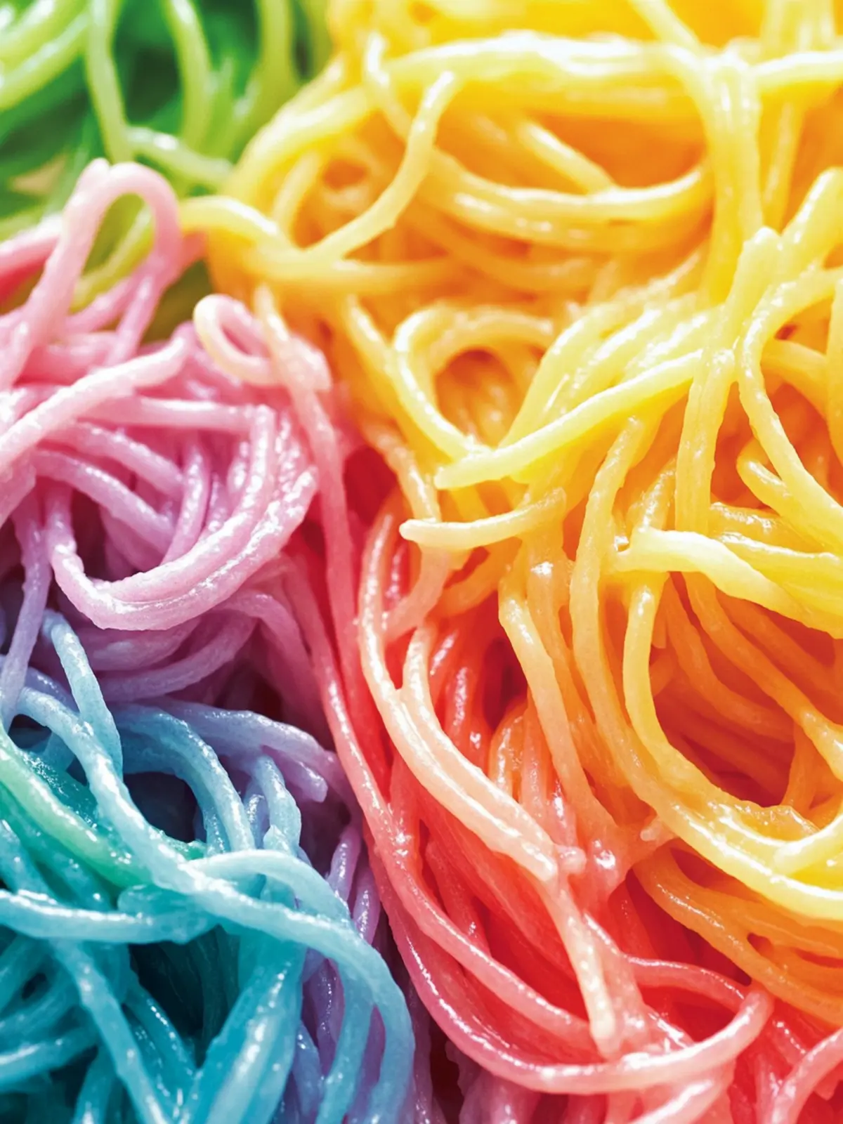 Rainbow Spaghetti: Dazzling Dinner for Colorful Moments 3 Rainbow Spaghetti