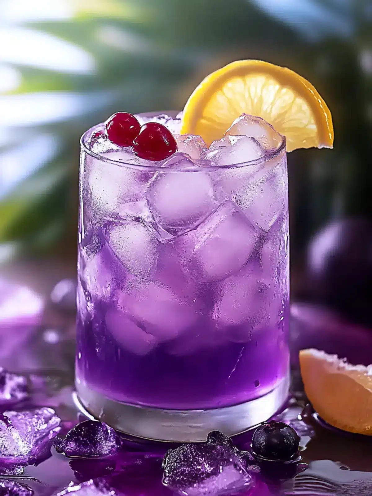 Tropical Jamaican Purple Rain Cocktail: Refreshing Bliss Awaits 2 Jamaican Purple Rain