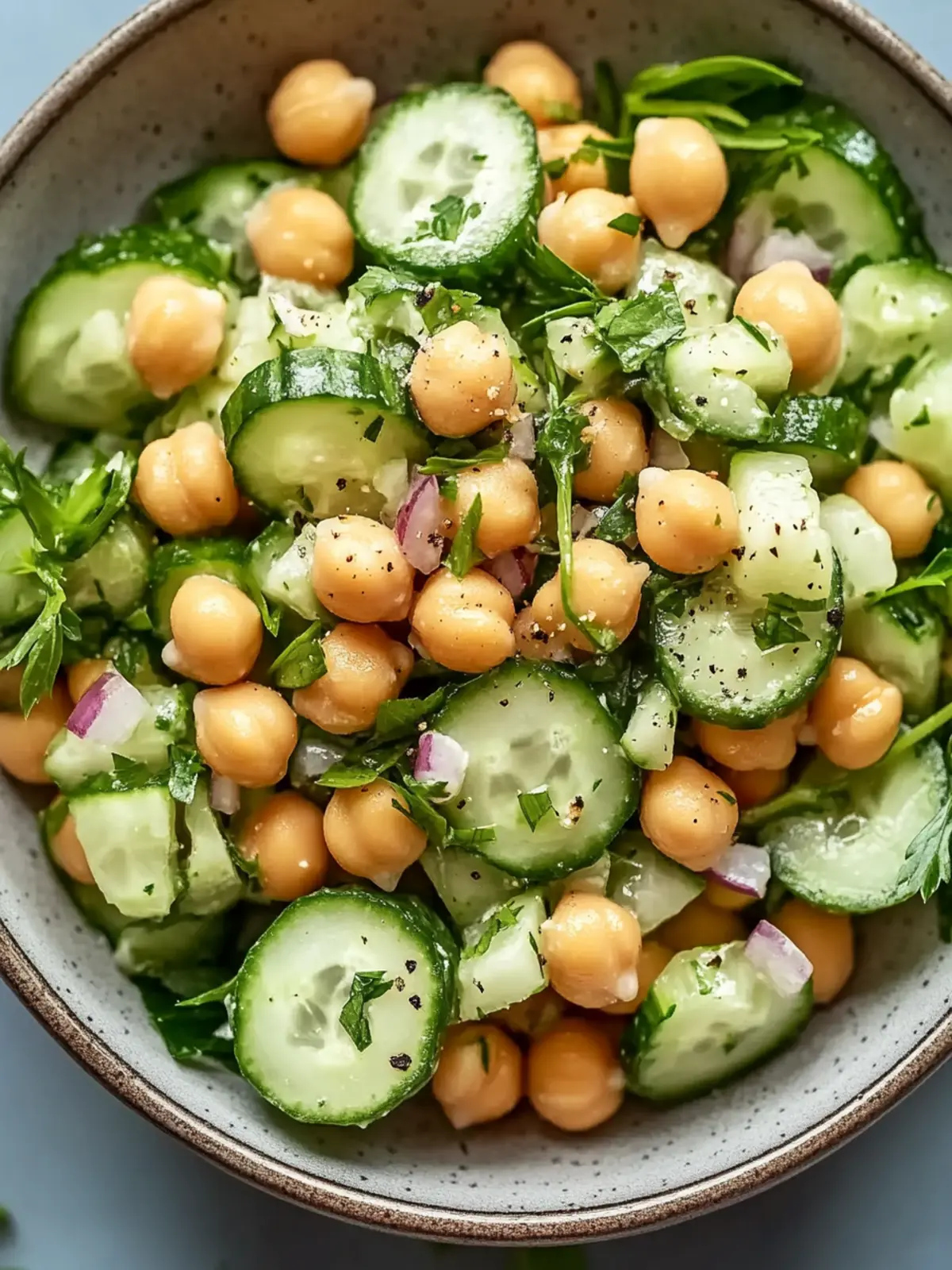 Chickpea Cucumber Salad: Quick, Creamy, and So Refreshing 3 Chickpea Cucumber Salad