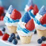 Red White and Blue Desserts: Celebratory Chocolate-Dipped Strawberries 6 Red White and Blue Desserts