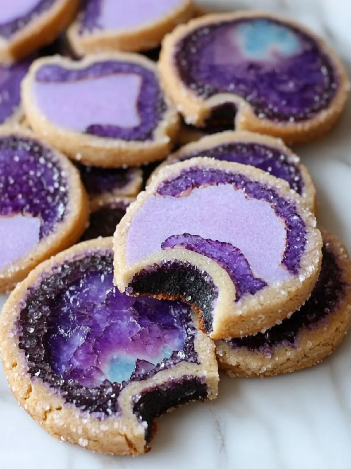 Delicious Geode Cookies That Spark Joy and Delight Your Guests 4 Geode Cookies
