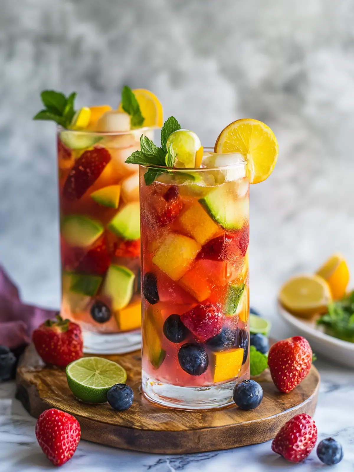 Rainbow Sangria: A Refreshing Burst of Summer Colors 5 Rainbow Sangria