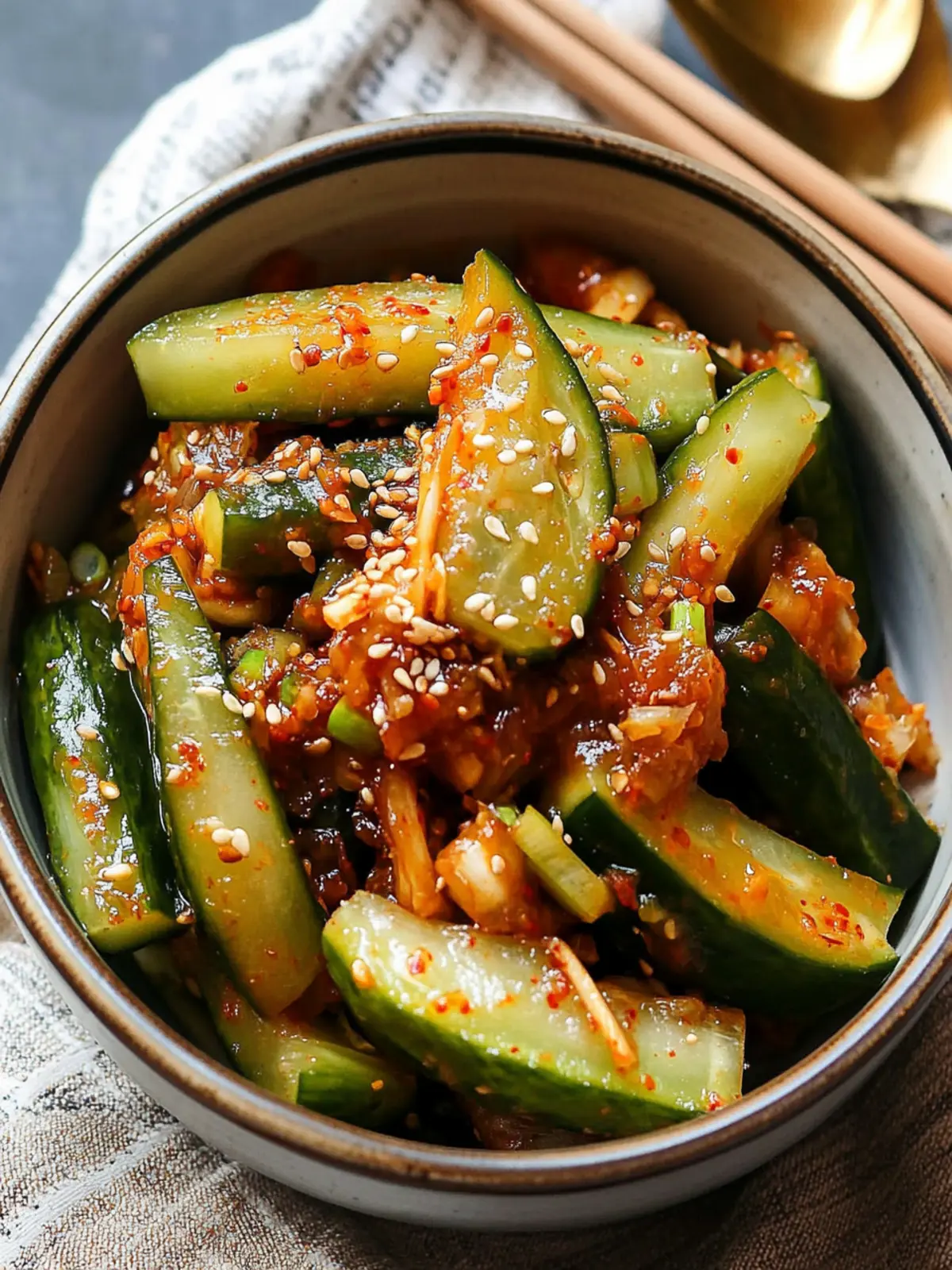 Fresh and Spicy Cucumber Kimchi for a Flavorful Twist 2 Cucumber Kimchi