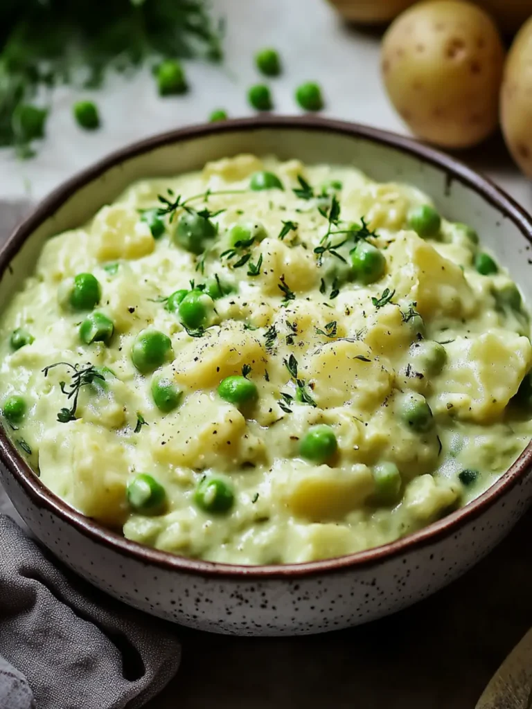 Creamed Peas and Potatoes