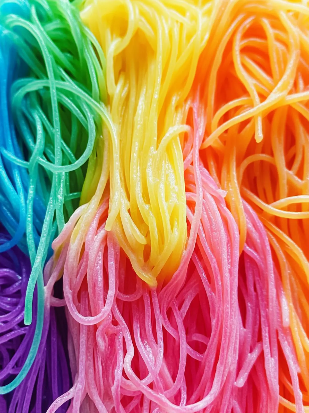 Rainbow Spaghetti: Dazzling Dinner for Colorful Moments 5 Rainbow Spaghetti