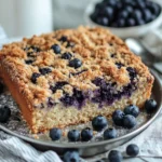Delicious Blueberry Coffee Cake with Buttery Streusel Topping 7 Blueberry Coffee Cake