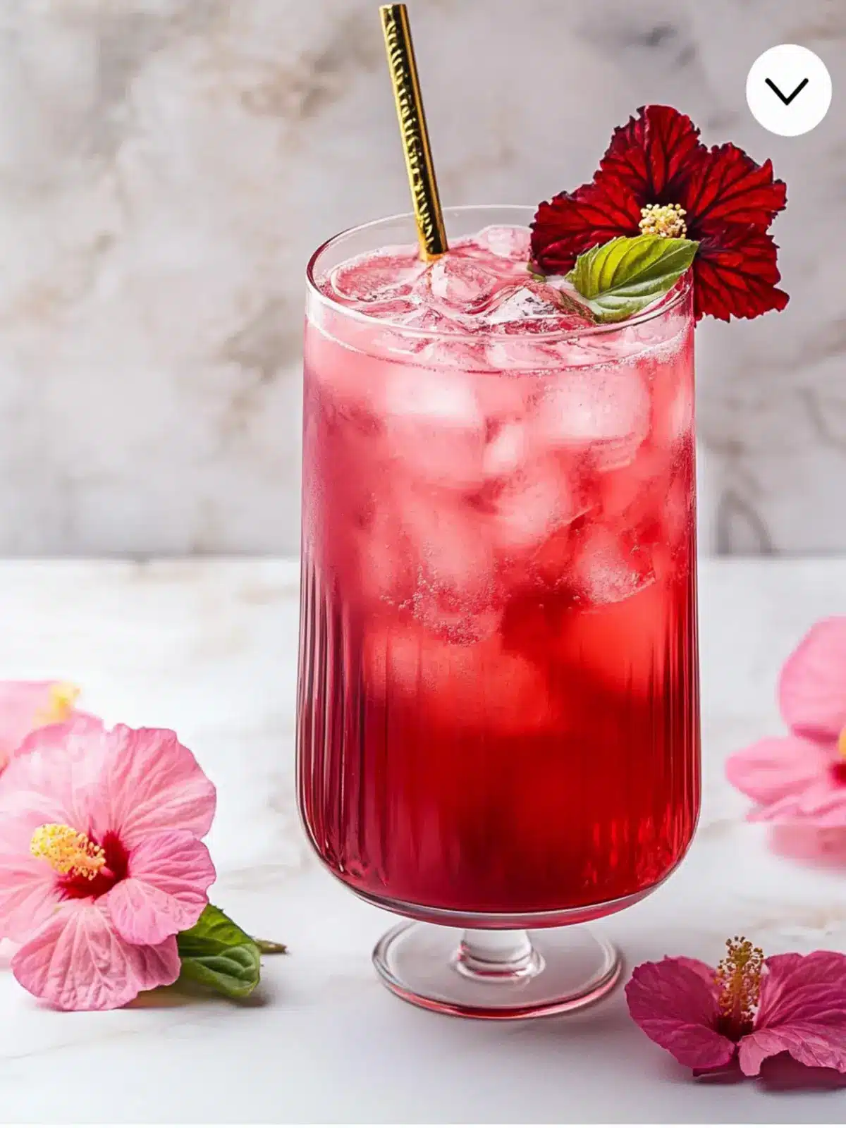 Refreshing Hibiscus Mocktail That Will Brighten Your Day 4 hibiscus mocktail
