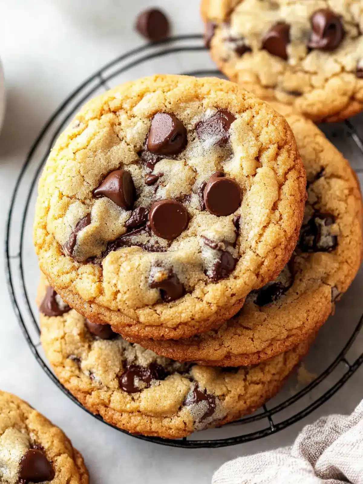 Giant Bakery Style Chocolate Chip Cookies You’ll Crave Daily 2 Giant Bakery Style Chocolate Chip Cookies
