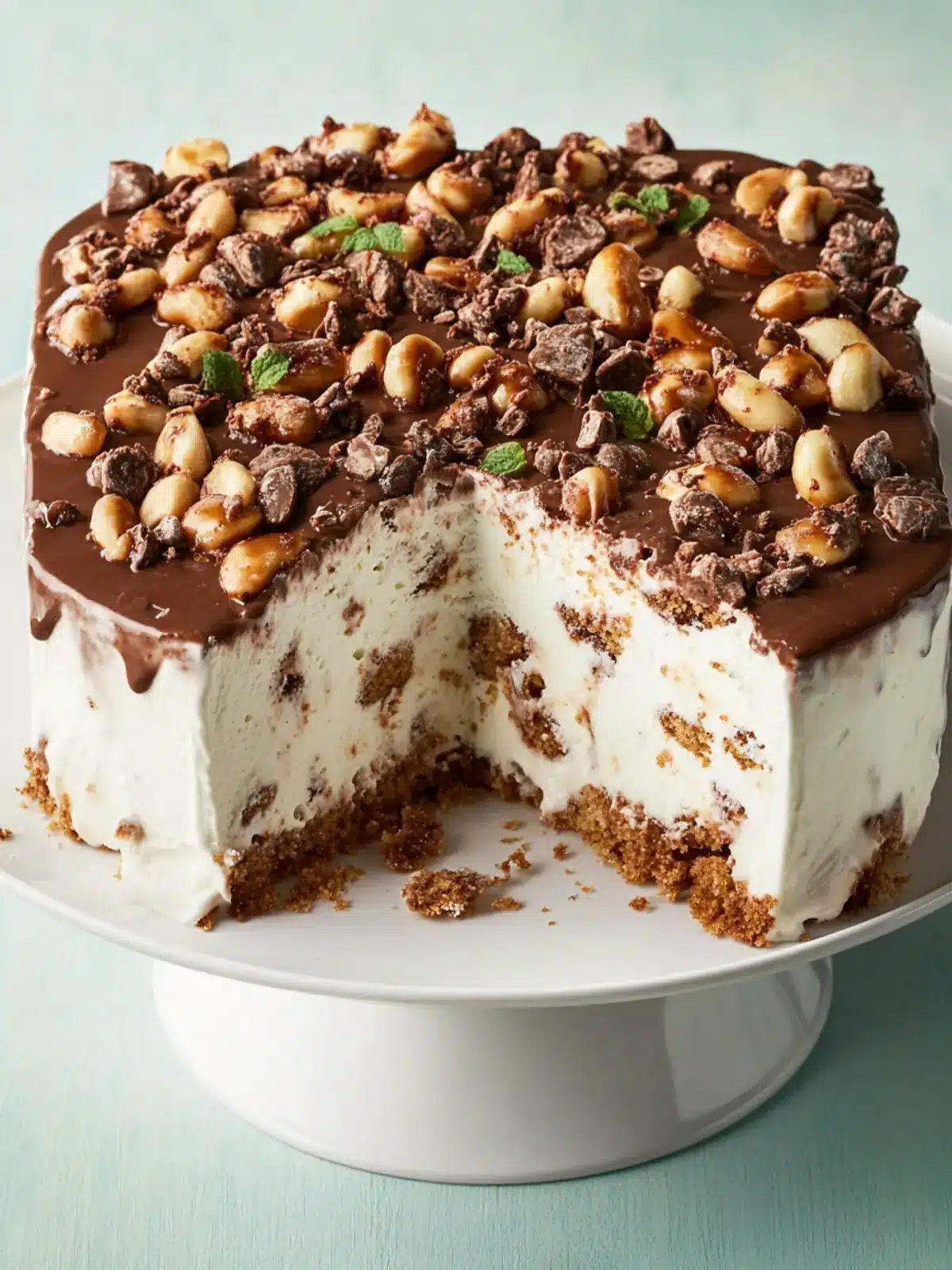 Heavenly Buster Bar Ice Cream Cake: No-Bake Bliss Awaits 2 Buster Bar Ice Cream Cake