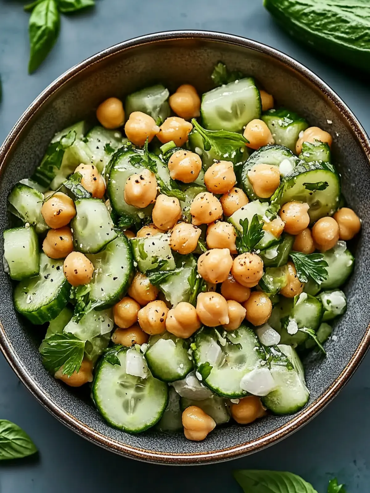Chickpea Cucumber Salad: Quick, Creamy, and So Refreshing 2 Chickpea Cucumber Salad