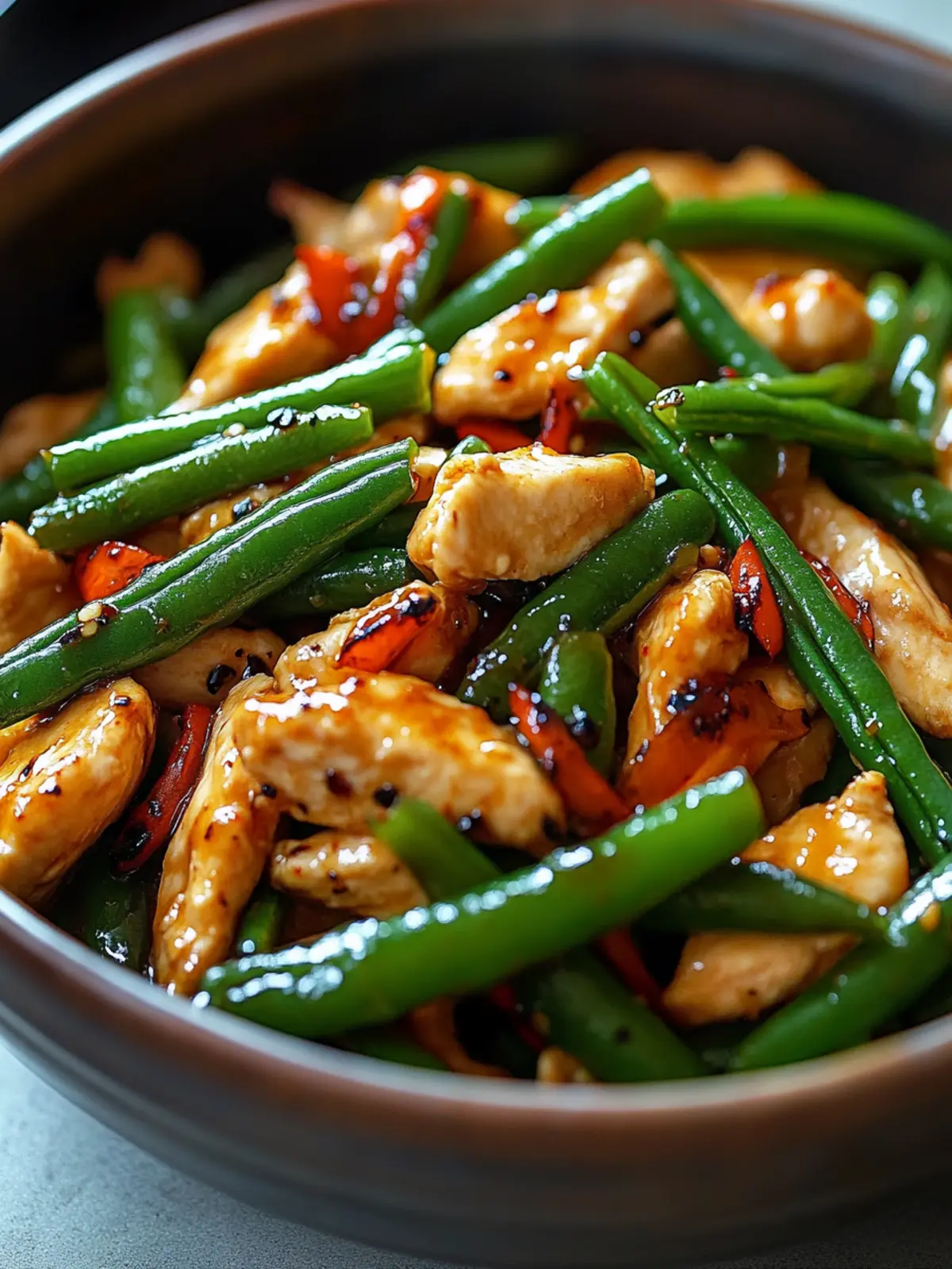 Savory Green Bean Chicken Stir Fry Ready in Just 30 Minutes 3 Green Bean Chicken Stir Fry
