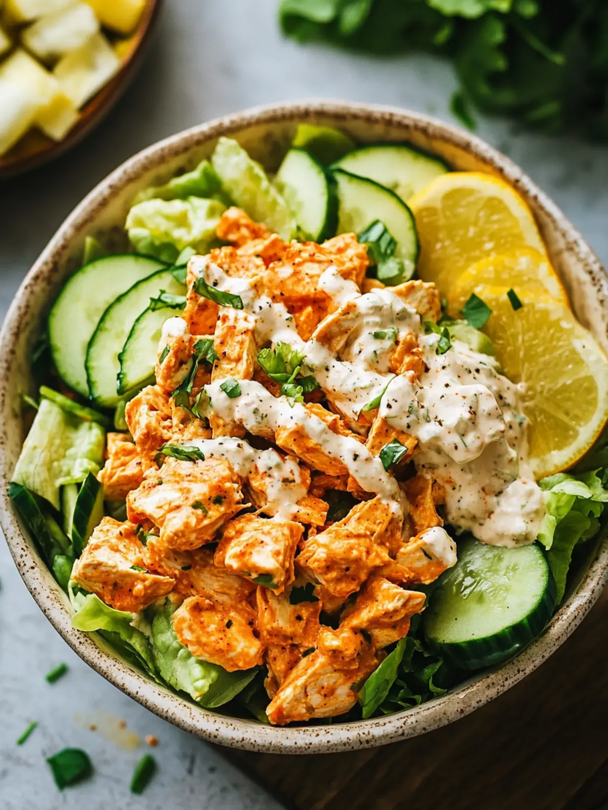 Creamy Veggie-Loaded Buffalo Chicken Salad for Tasty Meal Prep 4 Creamy Veggie-Loaded Buffalo Chicken Salad
