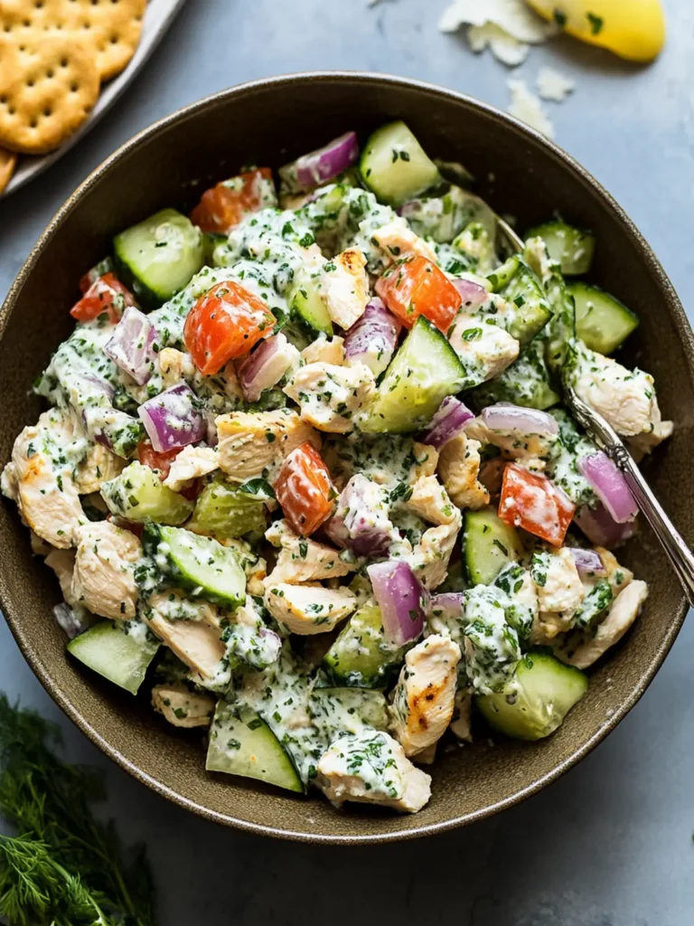 Tzatziki Chicken Salad