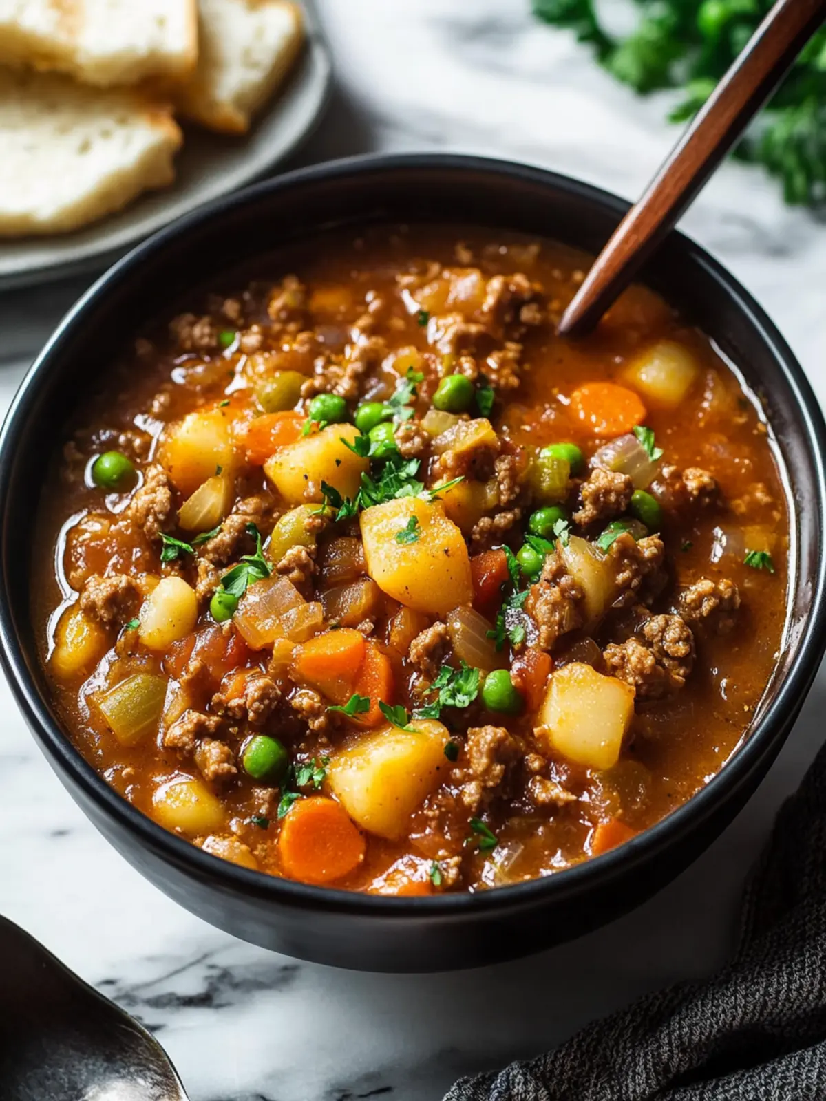 Savory Hamburger Stew for Cozy Family Nights at Home 3 Hamburger Stew