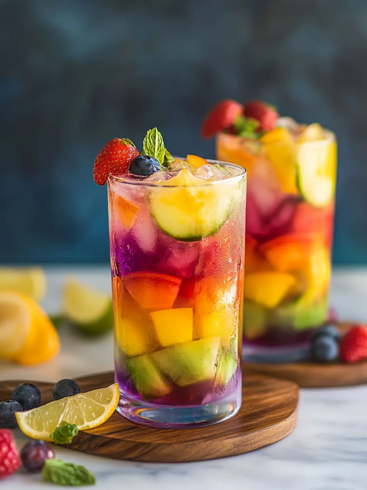 Rainbow Sangria: A Refreshing Burst of Summer Colors 4 Rainbow Sangria